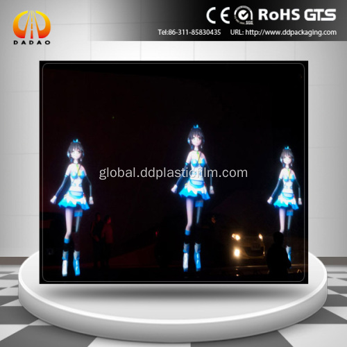 China holographic projection foil 4m,5m,8m wide Manufactory